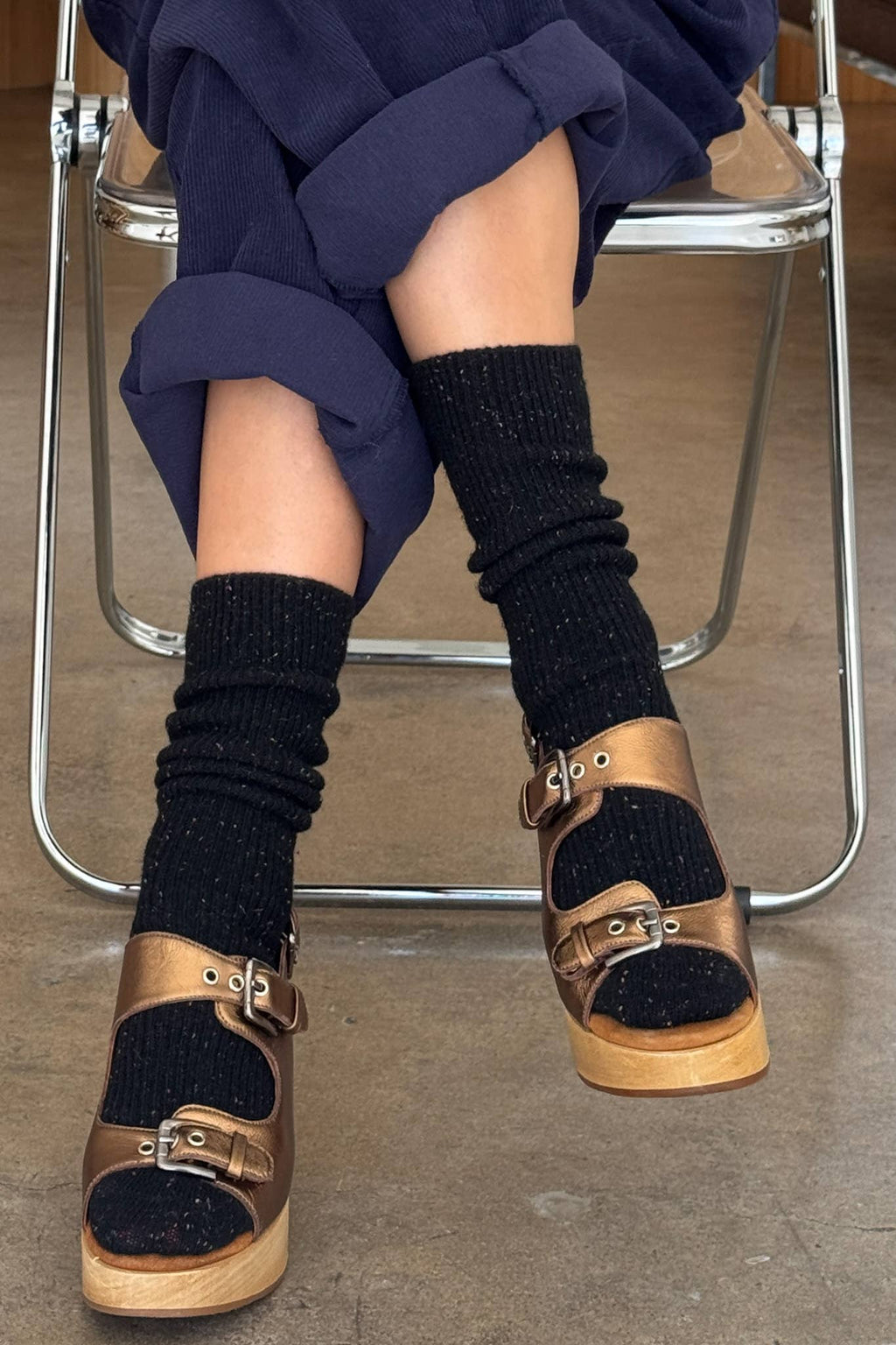 Le Bon Shoppe | Snow Socks - Black
