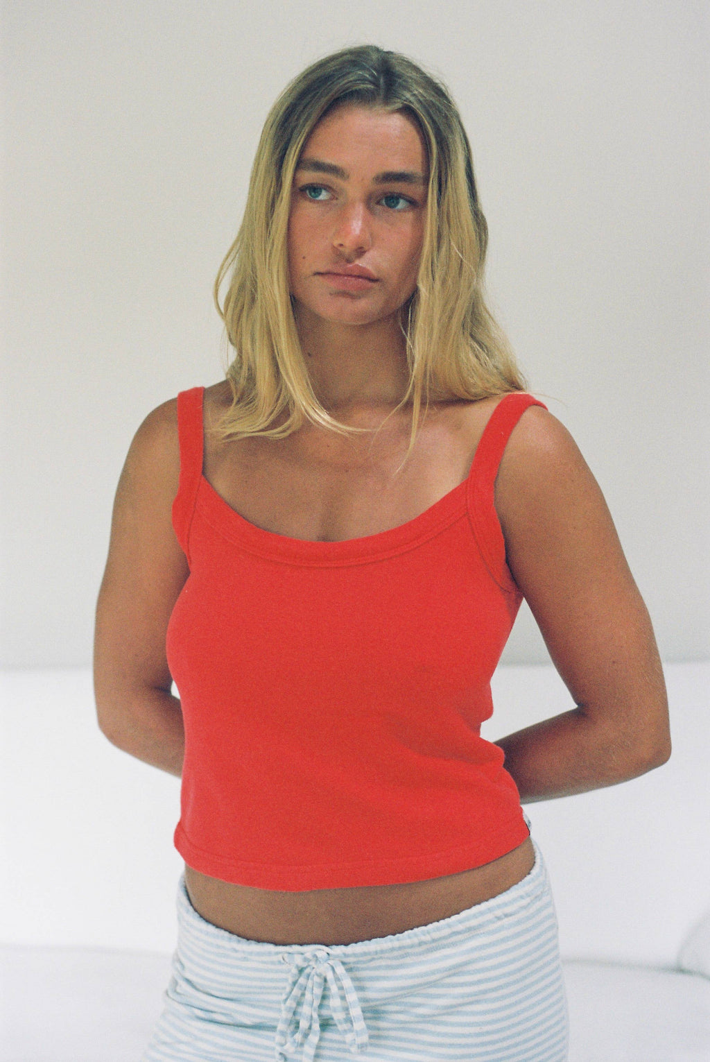 Merge | Hemp Breeze Tank Top - Poppy Red