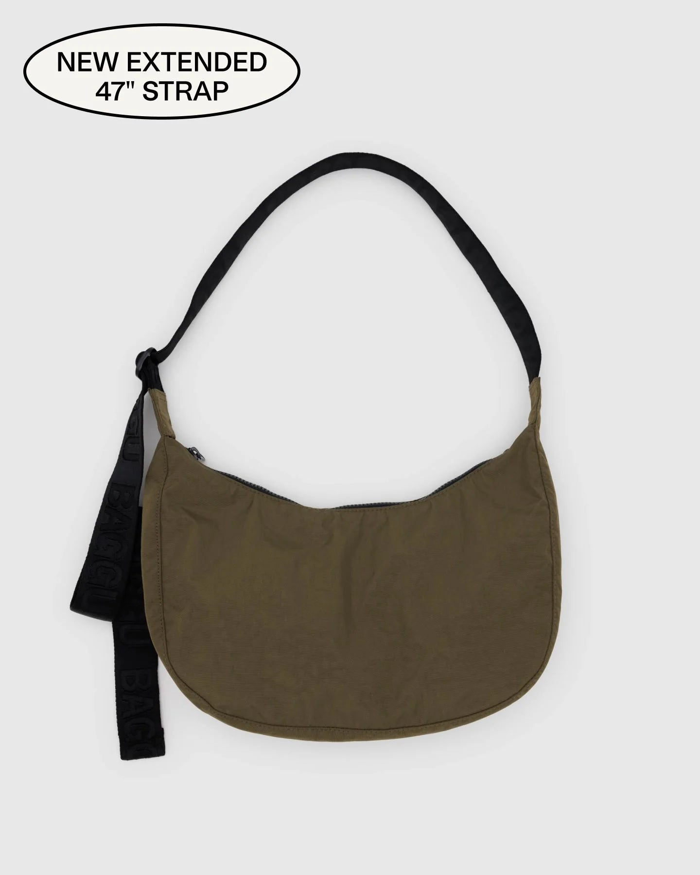 Baggu | Medium Nylon Crescent Bag - Seaweed