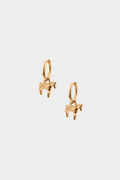 Kara Yoo | Lunar Horse Hoops - Gold