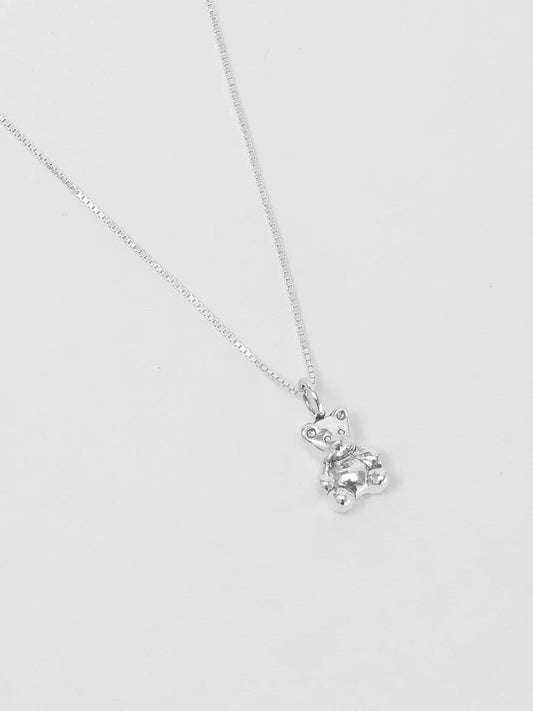 Wolf Circus | Mini Teddy Necklace in Sterling Silver