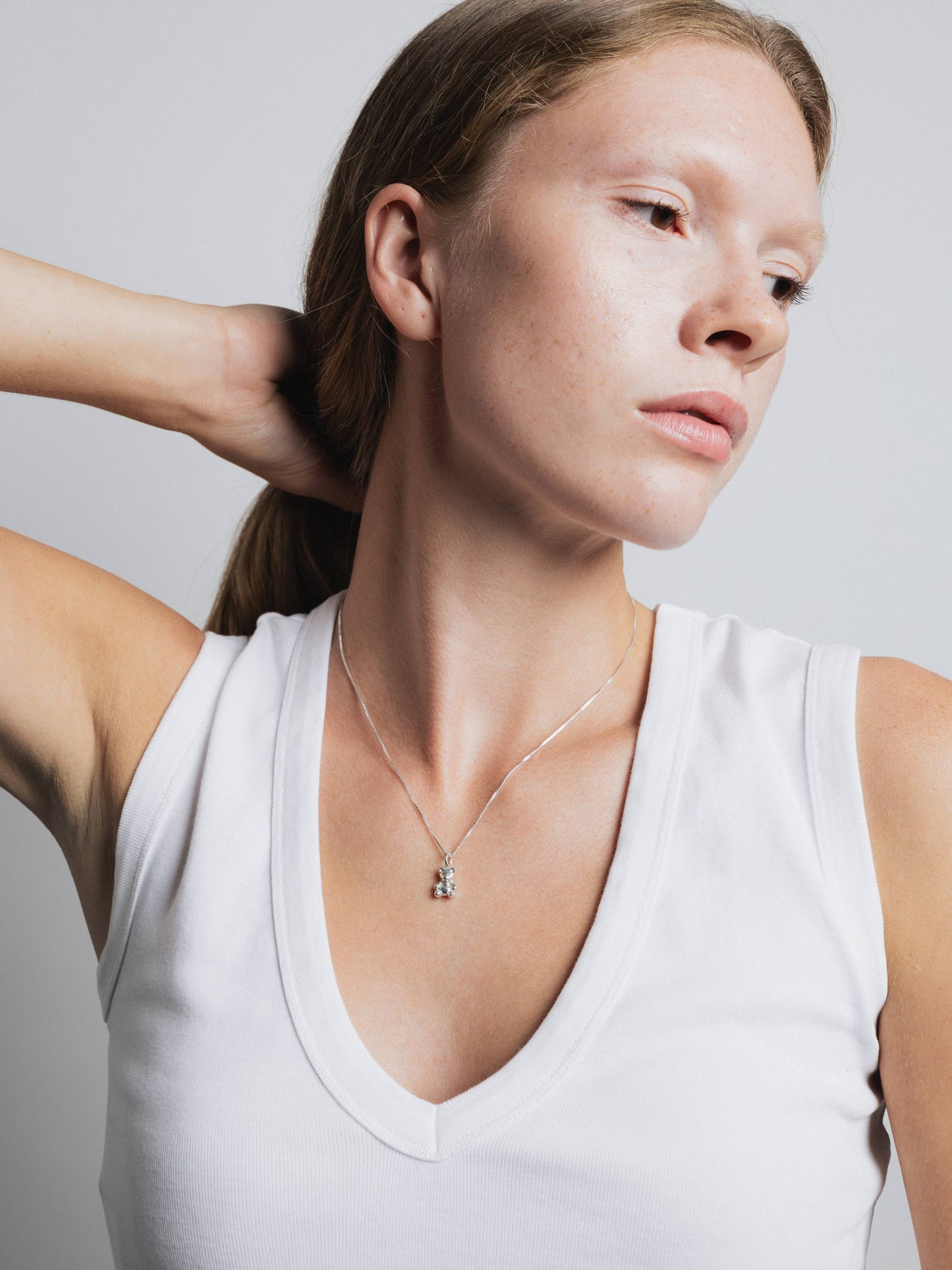 Wolf Circus | Mini Teddy Necklace in Sterling Silver