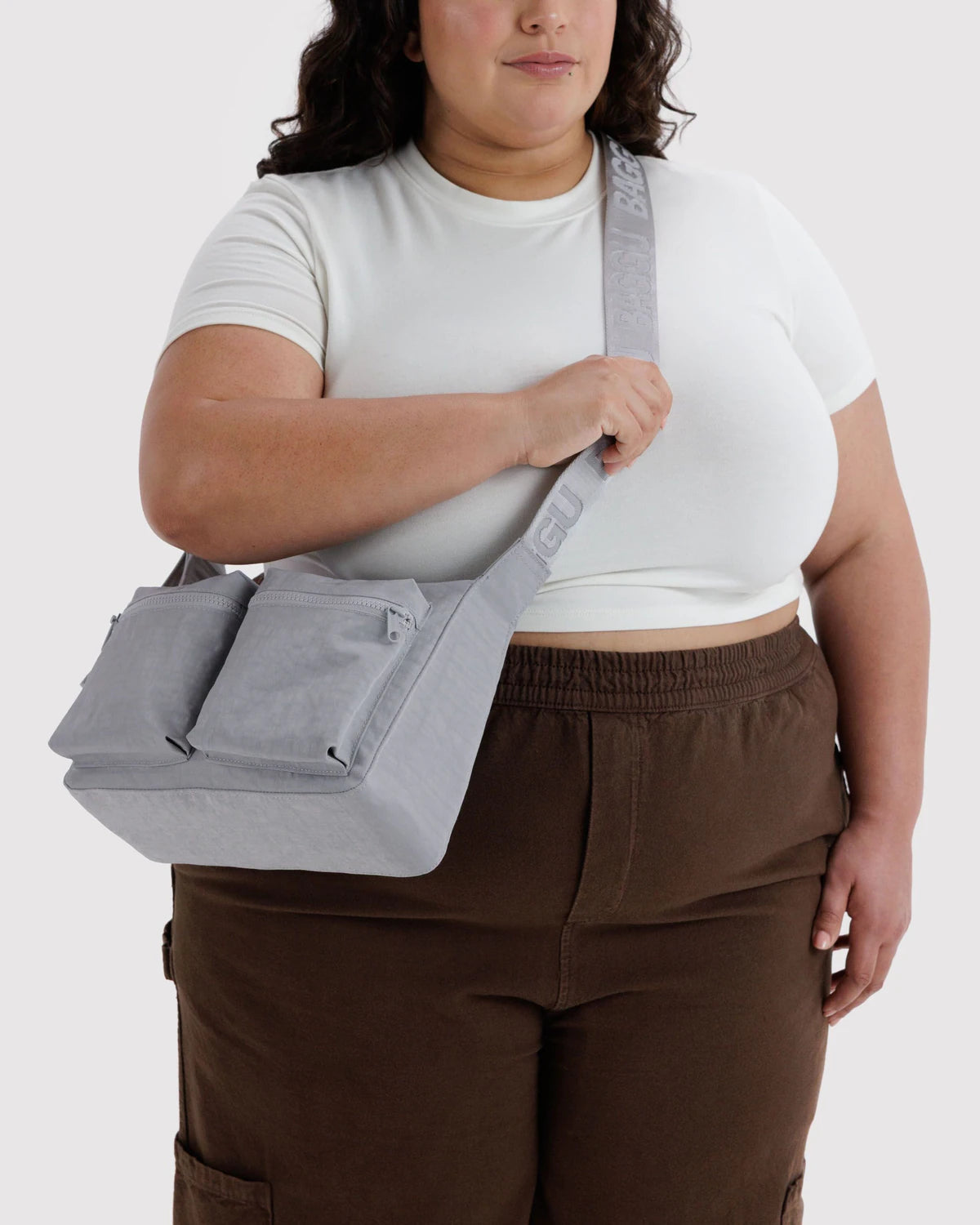 Baggu | Medium Crossbody - Fog