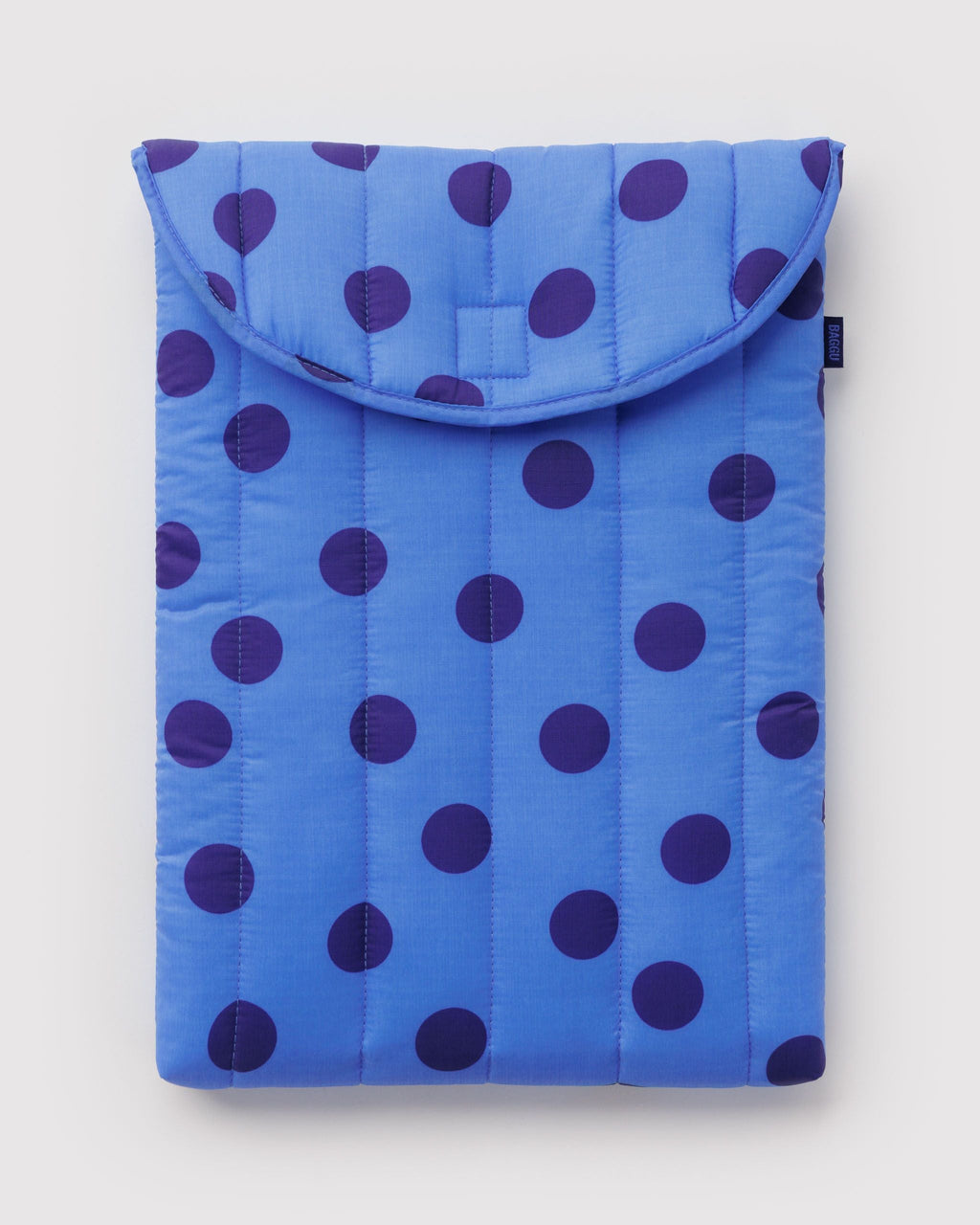 Baggu | Puffy Laptop Sleeve 16" - Blue Polka Dot