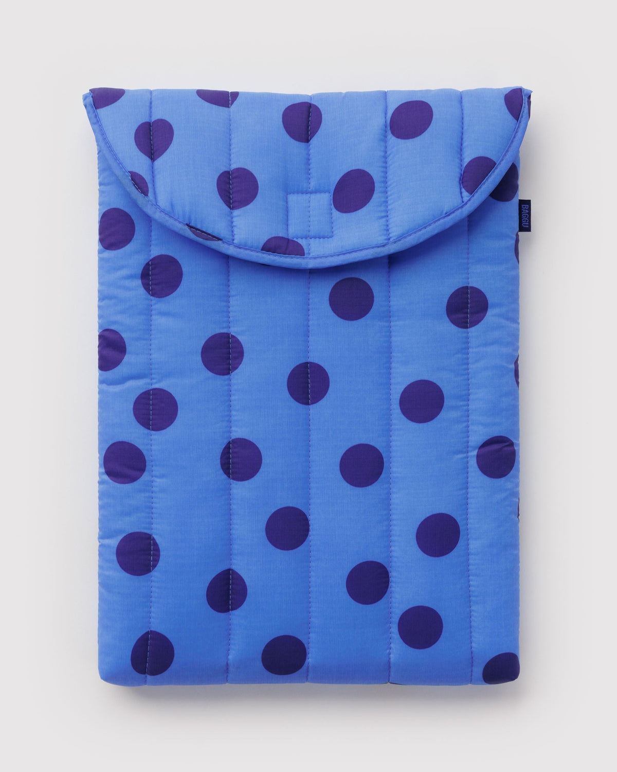 Baggu | Puffy Laptop Sleeve 16" - Blue Polka Dot