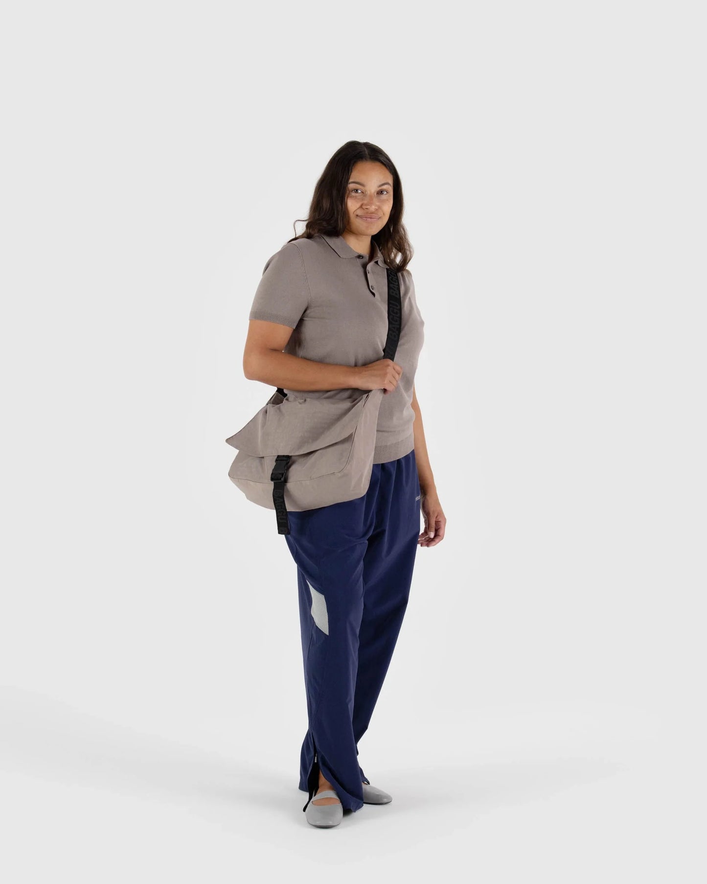 Baggu | Nylon Messenger Bag - Dove