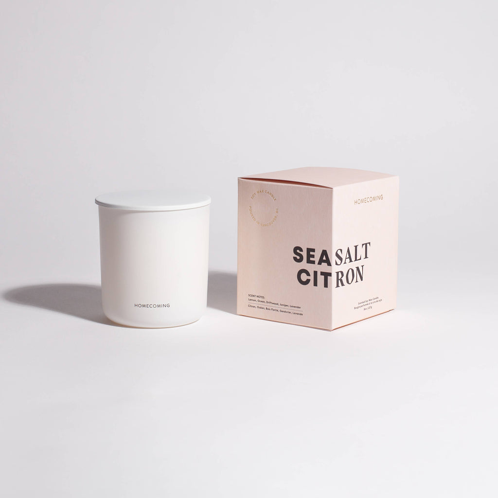 Homecoming | Sea Salt Citron Soy Wax Candle