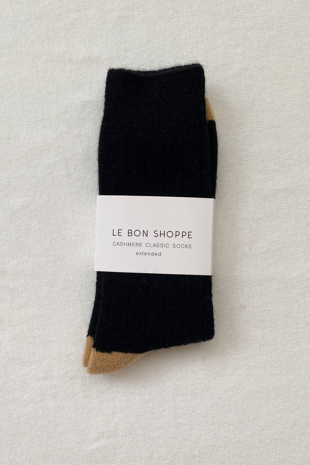 Le Bon Shoppe | Extended Cashmere Classic Socks - Black