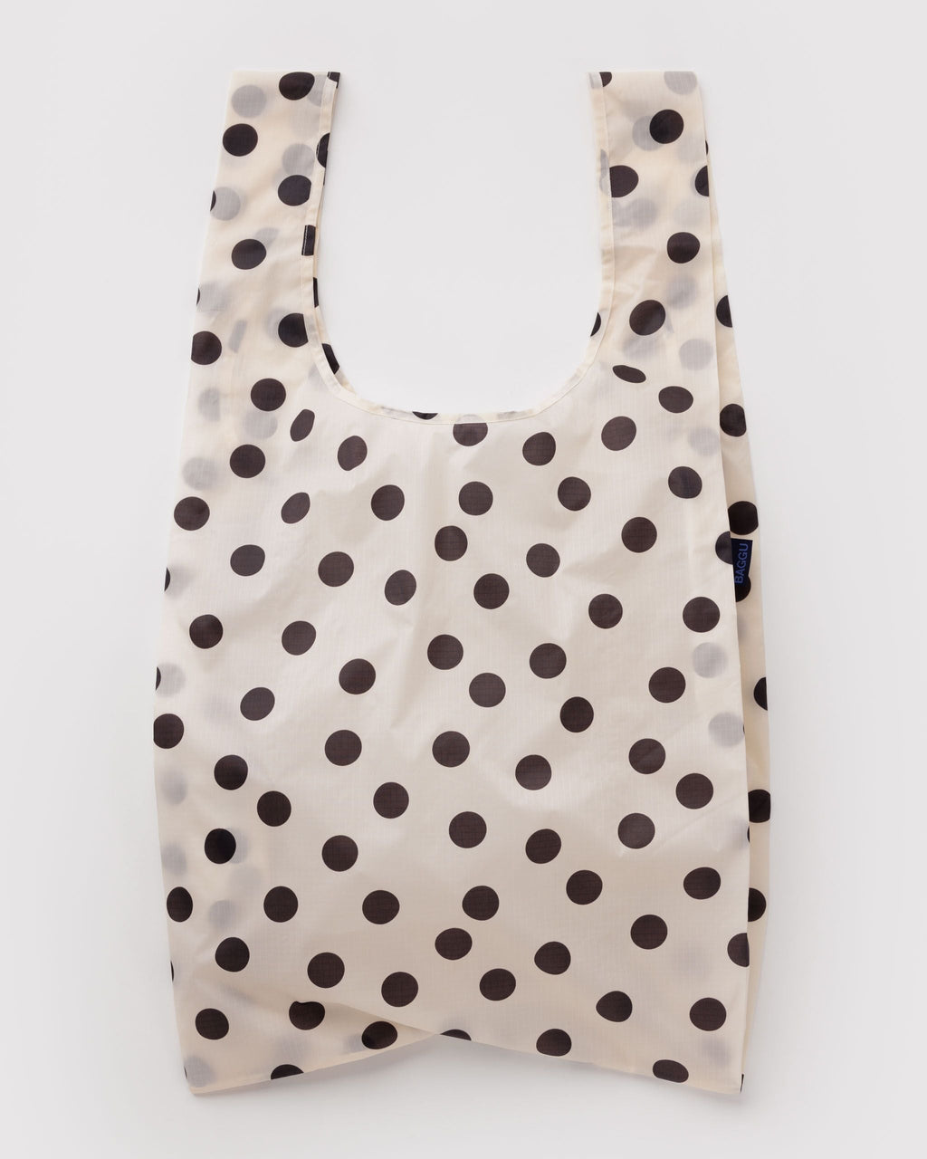 Baggu | Big Baggu Shopping Tote - Cream and Black Polka Dot
