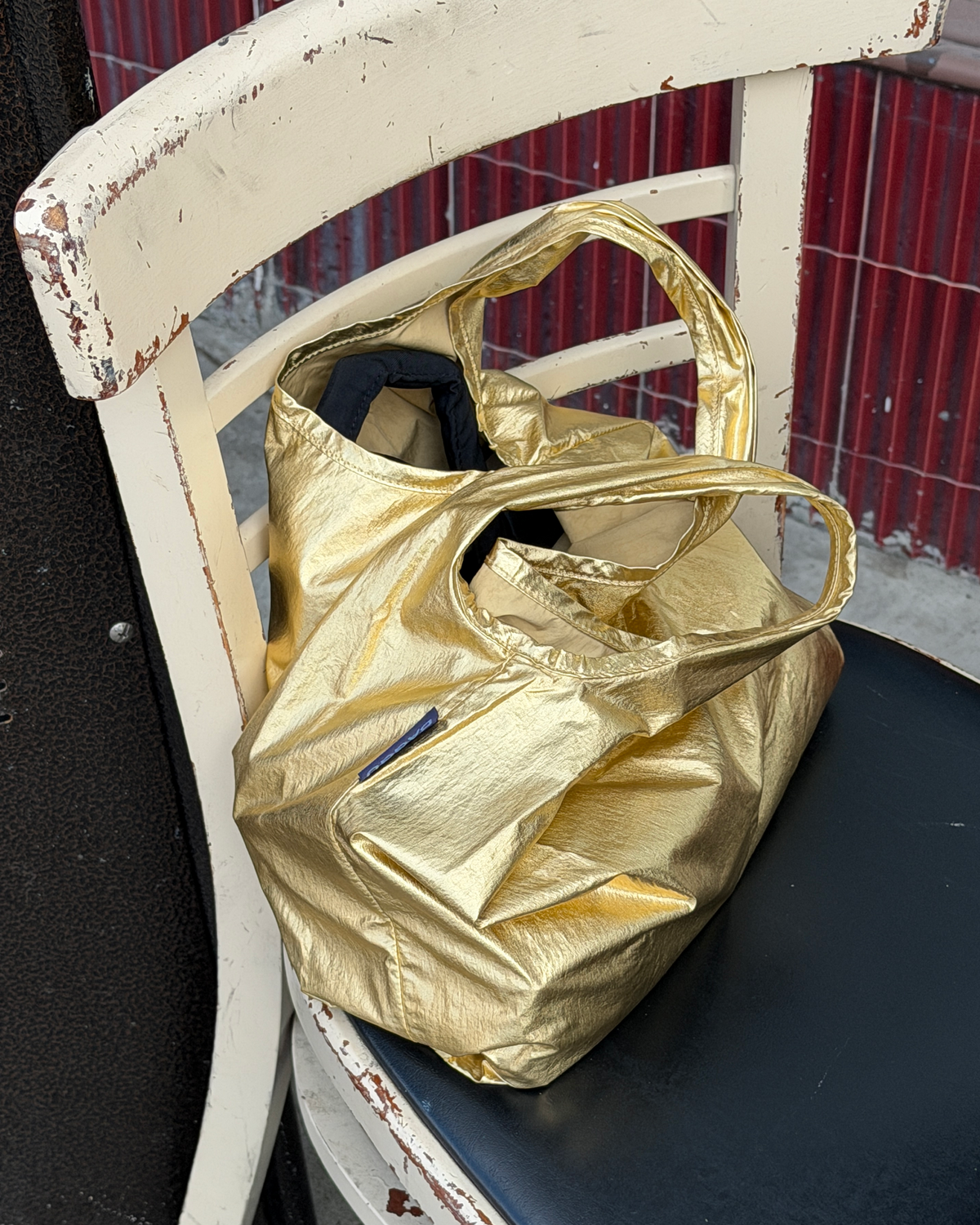 Baggu | Baby Baggu Shopping Tote - Gold Metallic