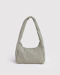 Baggu | Small Nylon Meringue Bag - Sage Stripe