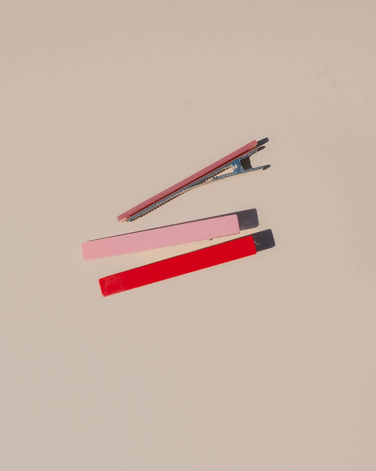 Nat + Noor | Evie Hair Clips - Rose
