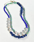 Heather Kahn | Denim Pearl Doublet Necklace