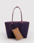 Baggu | Large Nylon Reversible Tote - Wild Plum Mix