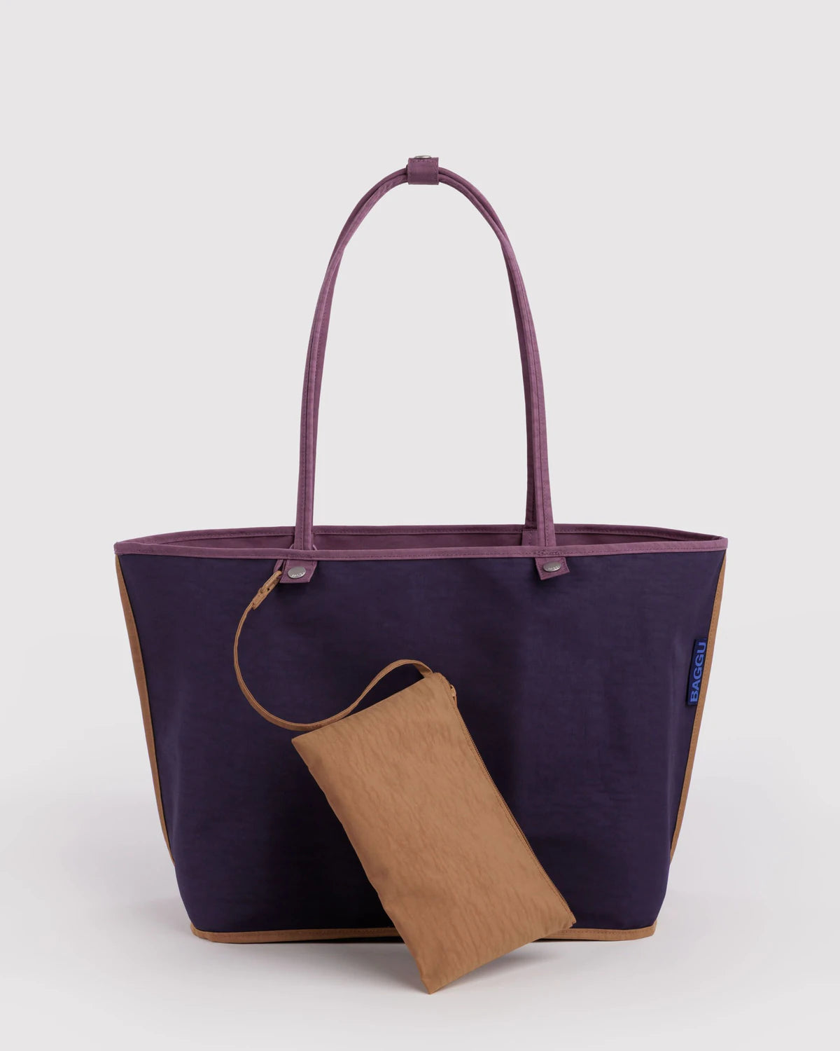 Baggu | Large Nylon Reversible Tote - Wild Plum Mix