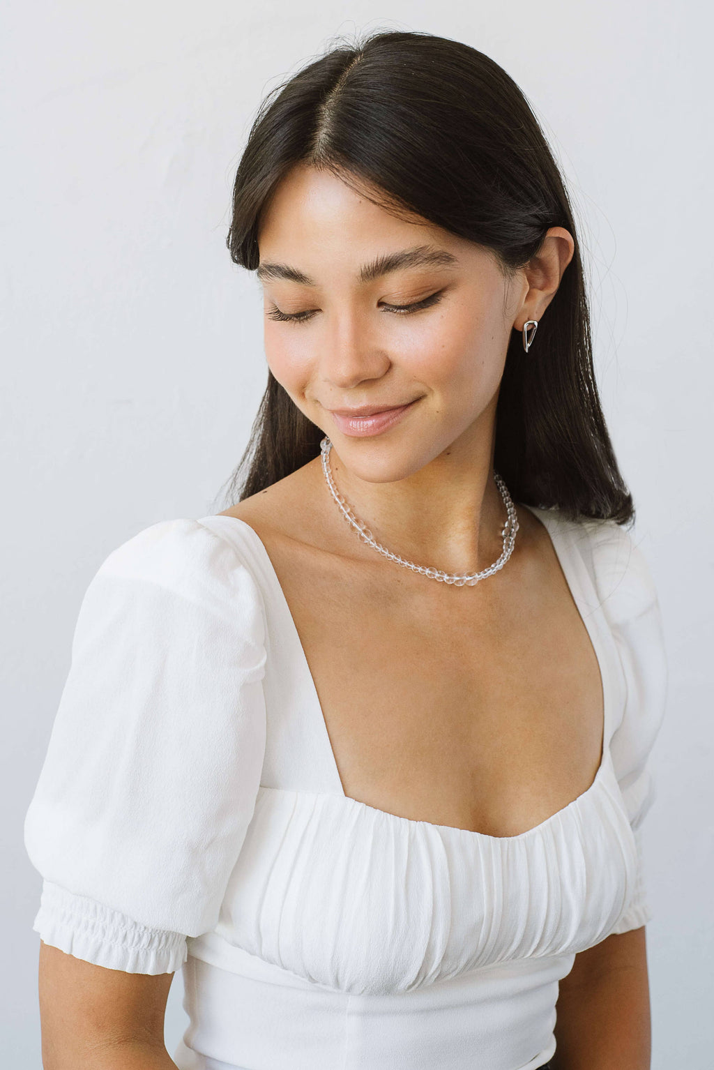 Kara Yoo | Avery Necklace - Clear Quartz