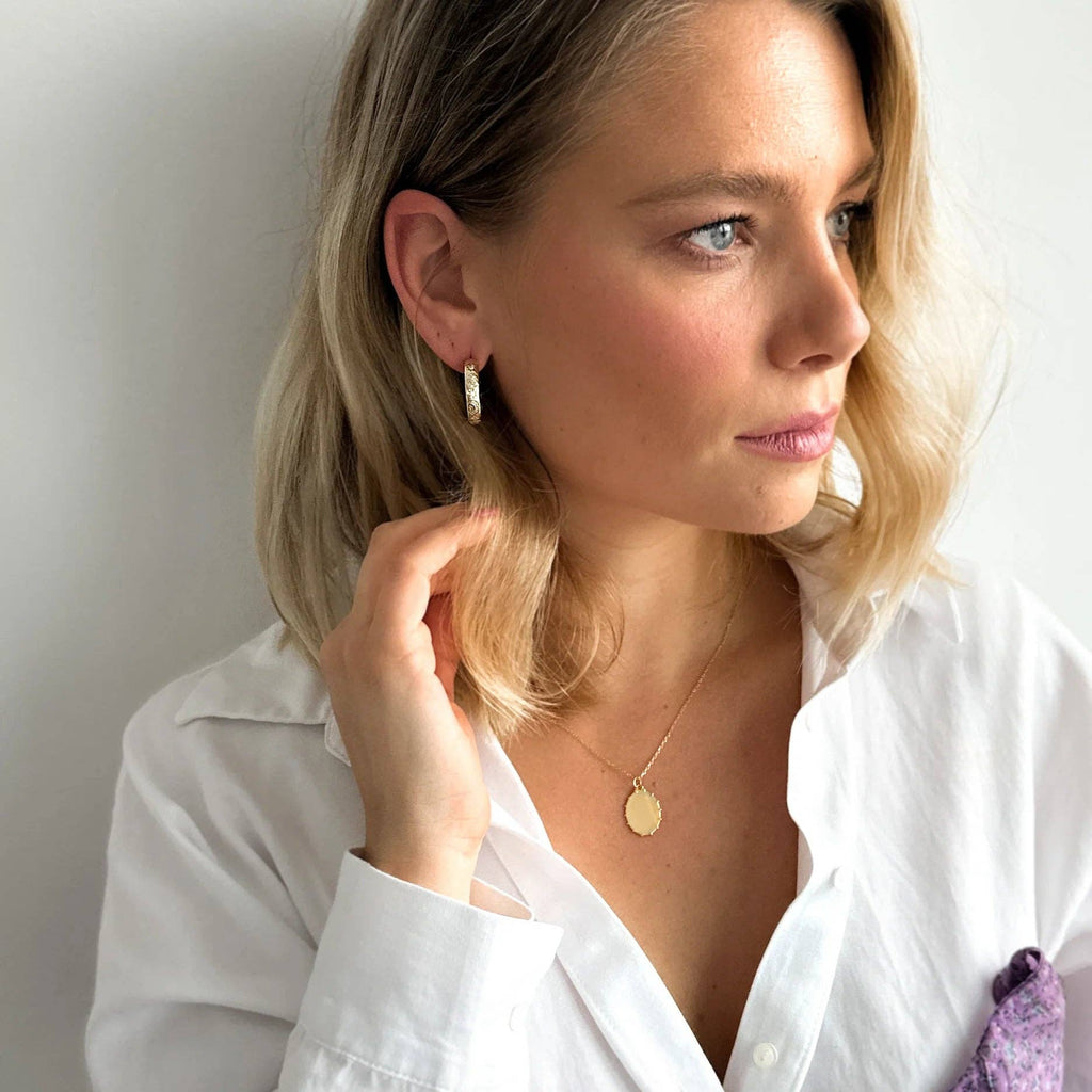Love Local Jewelry | The Celestial Hoops - Gold