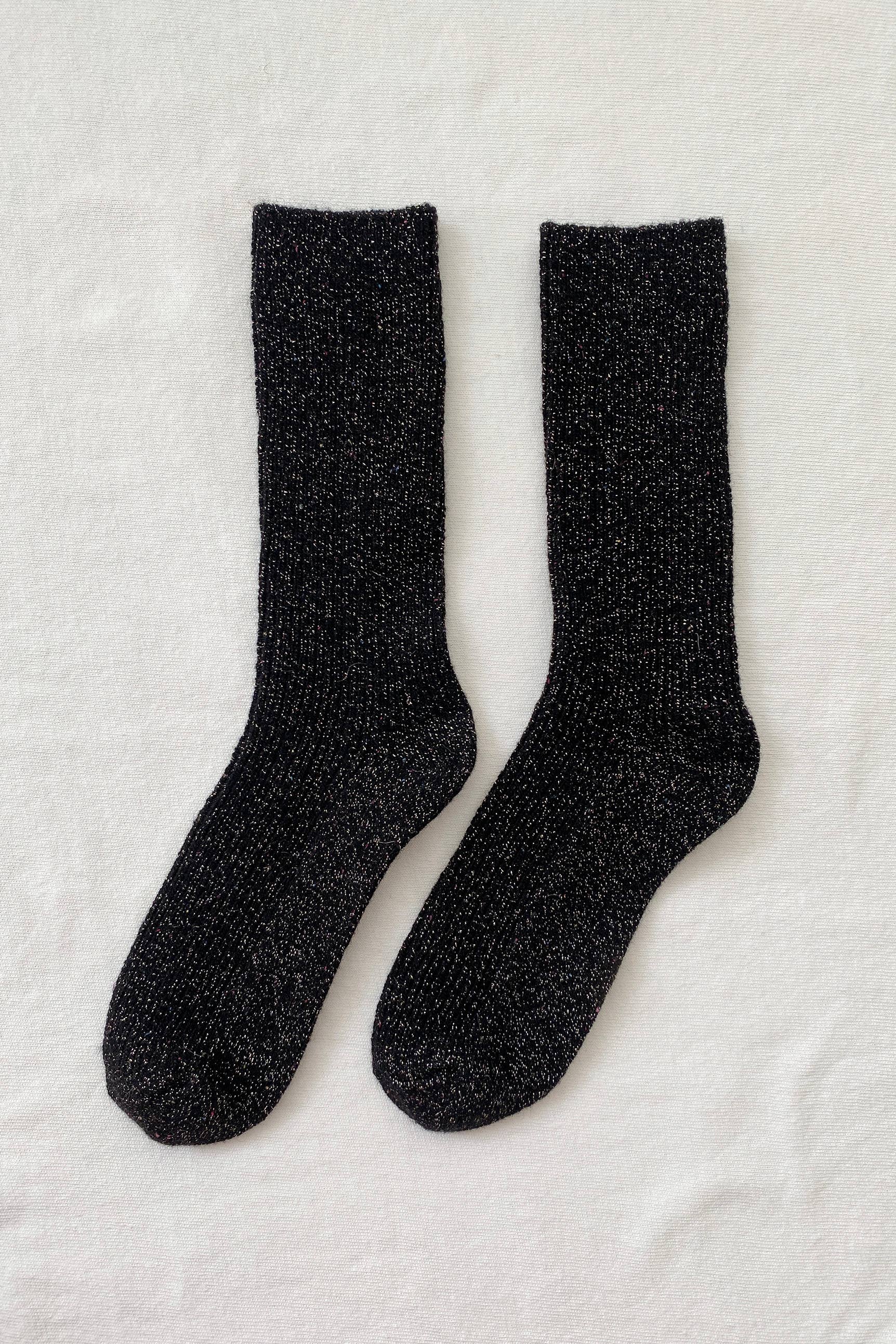 Le Bon Shoppe | Winter Sparkle Socks - Black