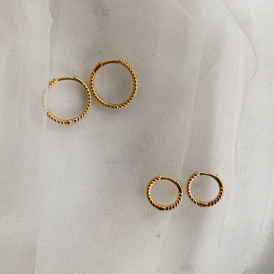 Love Local Jewelry | Malea Hoops 15mm - Gold