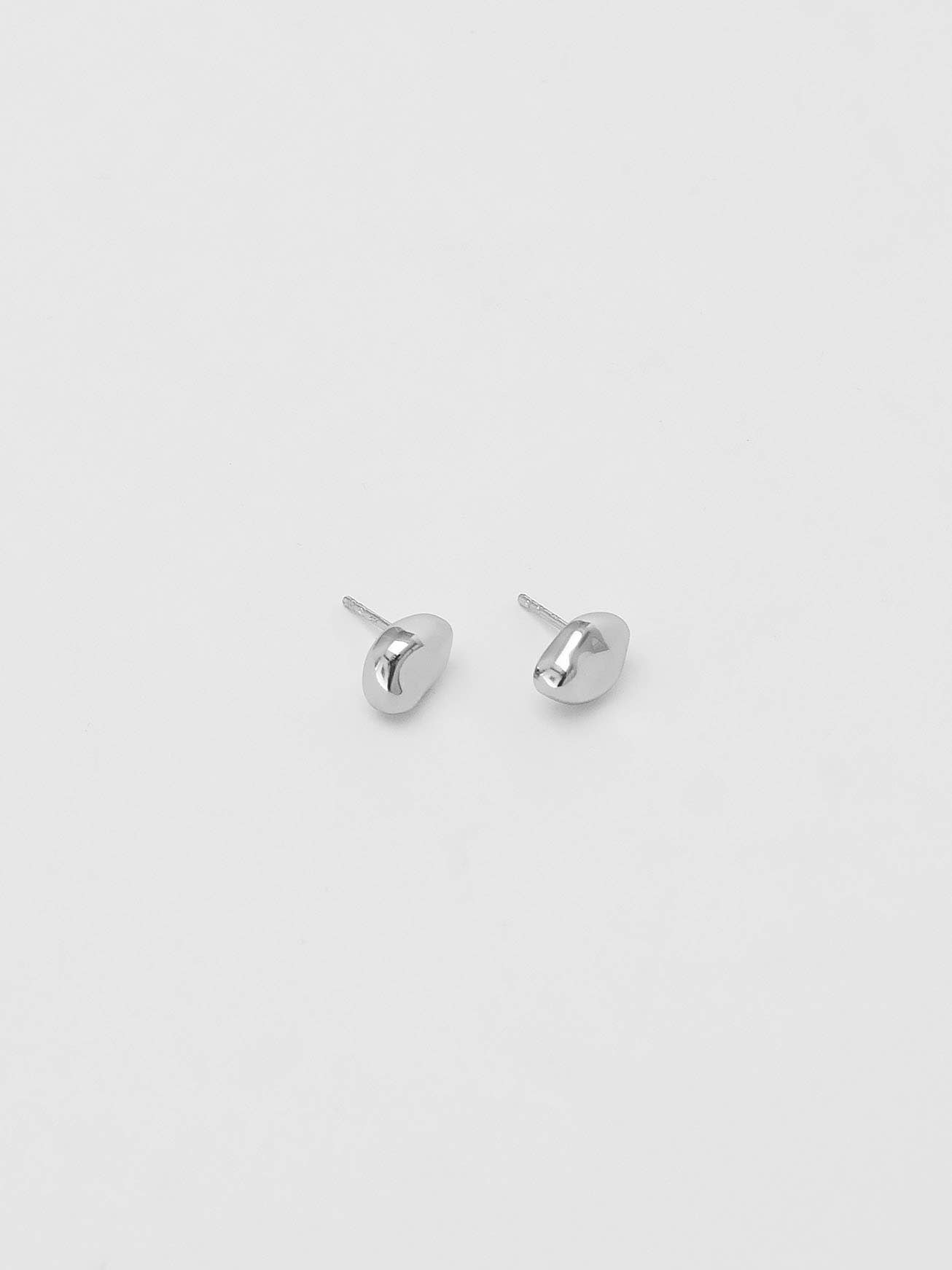 Wolf Circus | Bean Stud Earrings in Sterling Silver