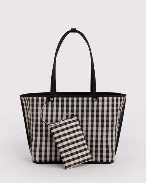 Baggu | Large Nylon Reversible Tote - Black Mix