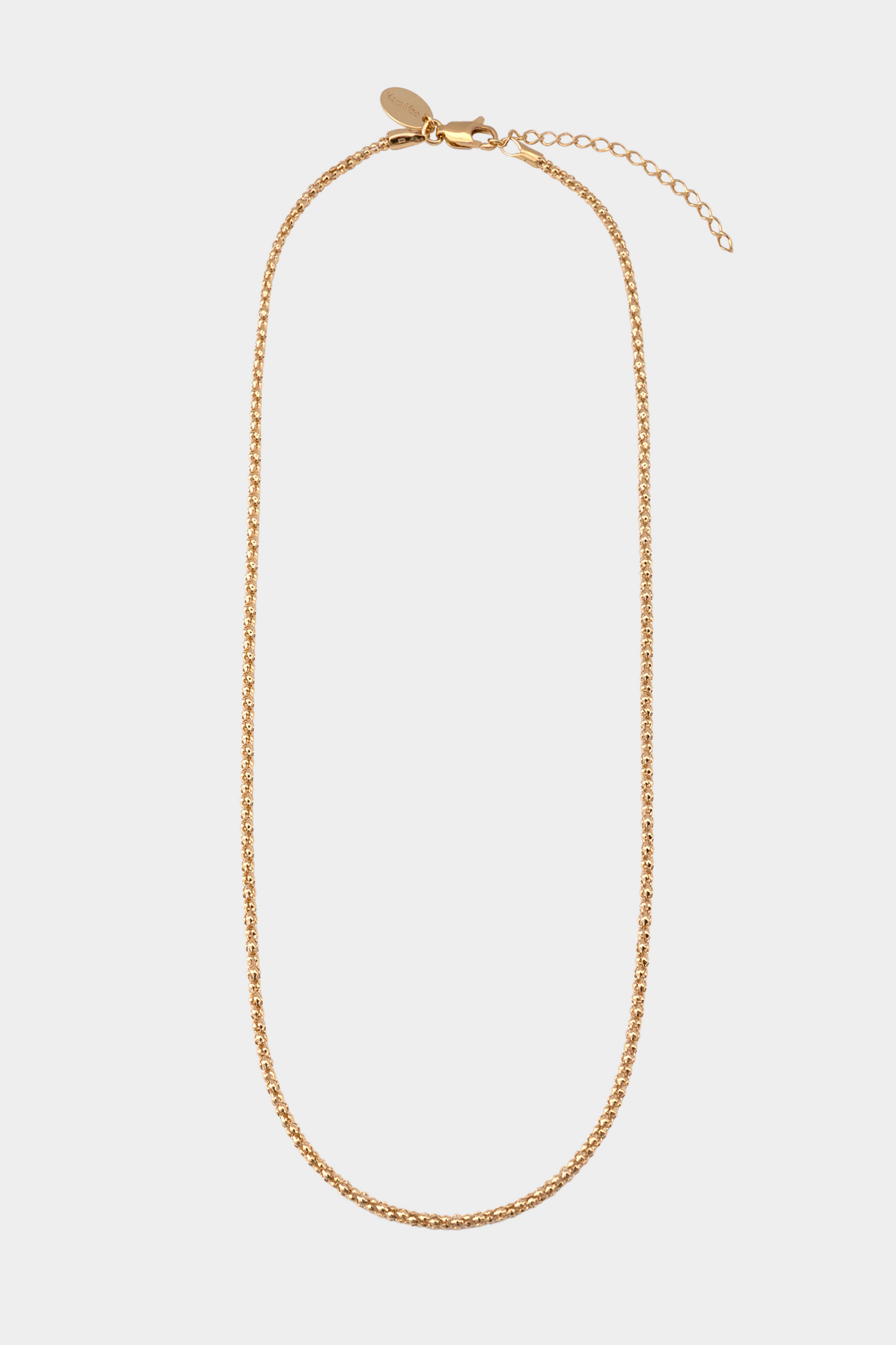 Kara Yoo | Popcorn Chain Necklace - Gold Plated