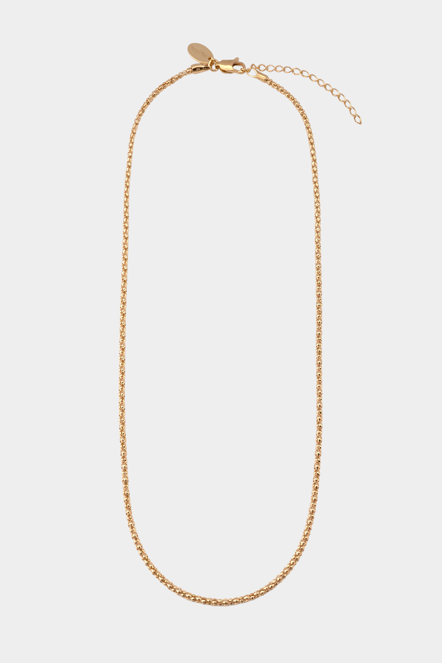Kara Yoo | Popcorn Chain Necklace - Gold