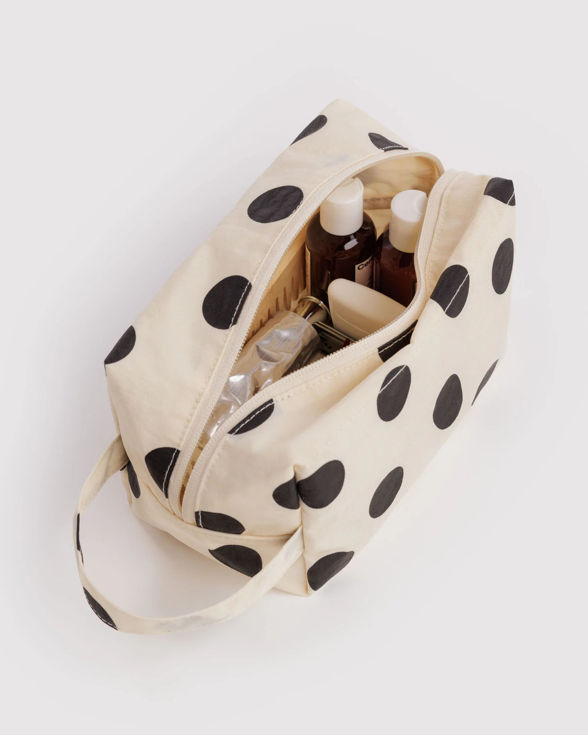 Baggu | Dopp Kit - Cream and Black Polka Dot