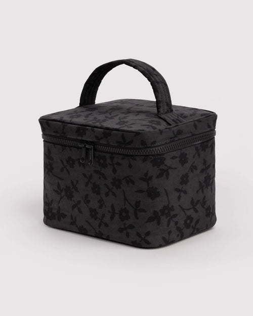 Baggu | Large Cosmetic Case - Charcoal Ditsy Floral
