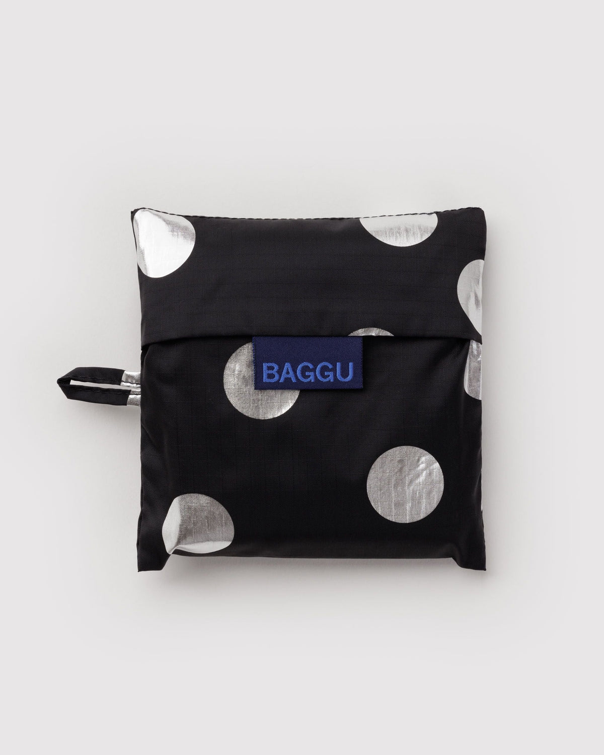 Baggu | Standard Shopping Tote - Silver Metallic Polka Dot