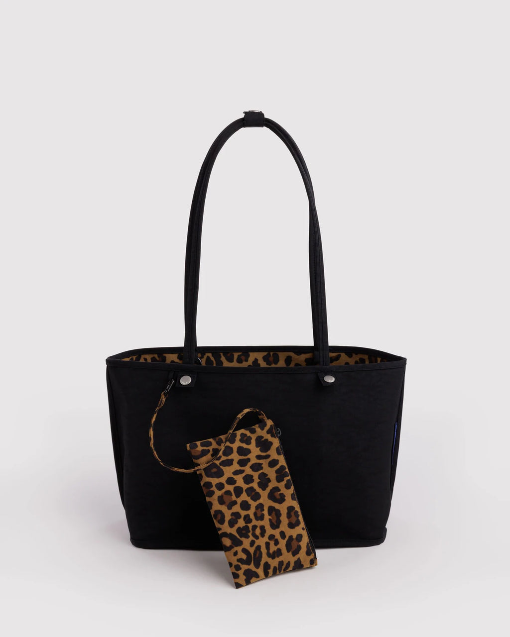 Baggu | Medium Nylon Reversible Tote - Leopard Mix