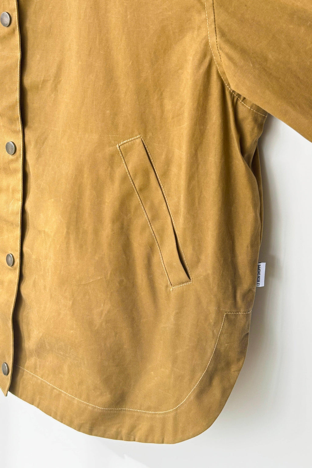 Le Bon Shoppe | Blair Waxed Cotton Jacket - Khaki