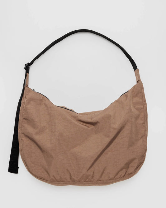 Baggu | Large Nylon Crescent Bag - Cocoa