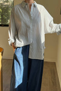 Le Bon Shoppe | Light Weight Owen Shirt - Denim Stripe