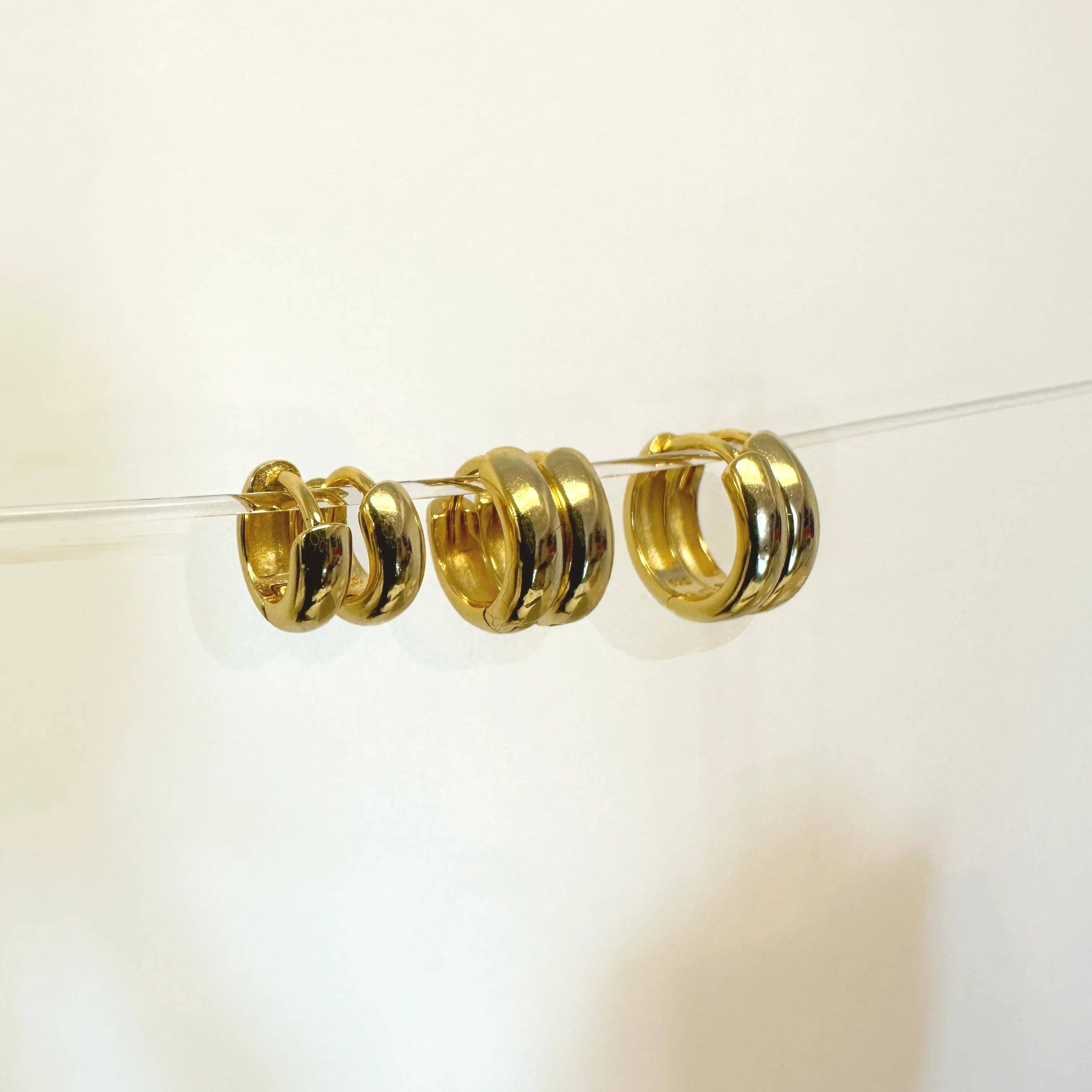 Love Local Jewelry | Mia Bold Hoop 5mm - Gold