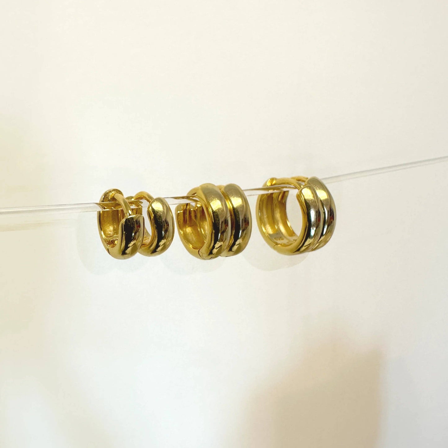 Love Local Jewelry | Mia Bold Hoops 9mm - Gold