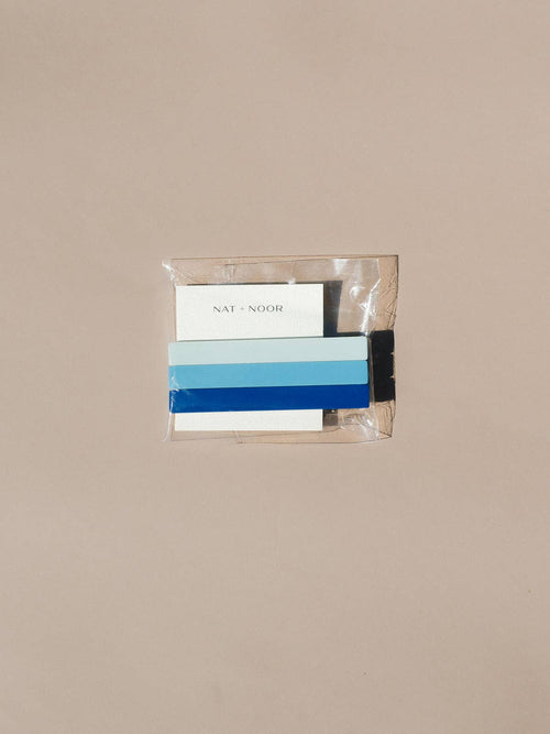 Nat + Noot | Evie Hair Clips - Blue Maize