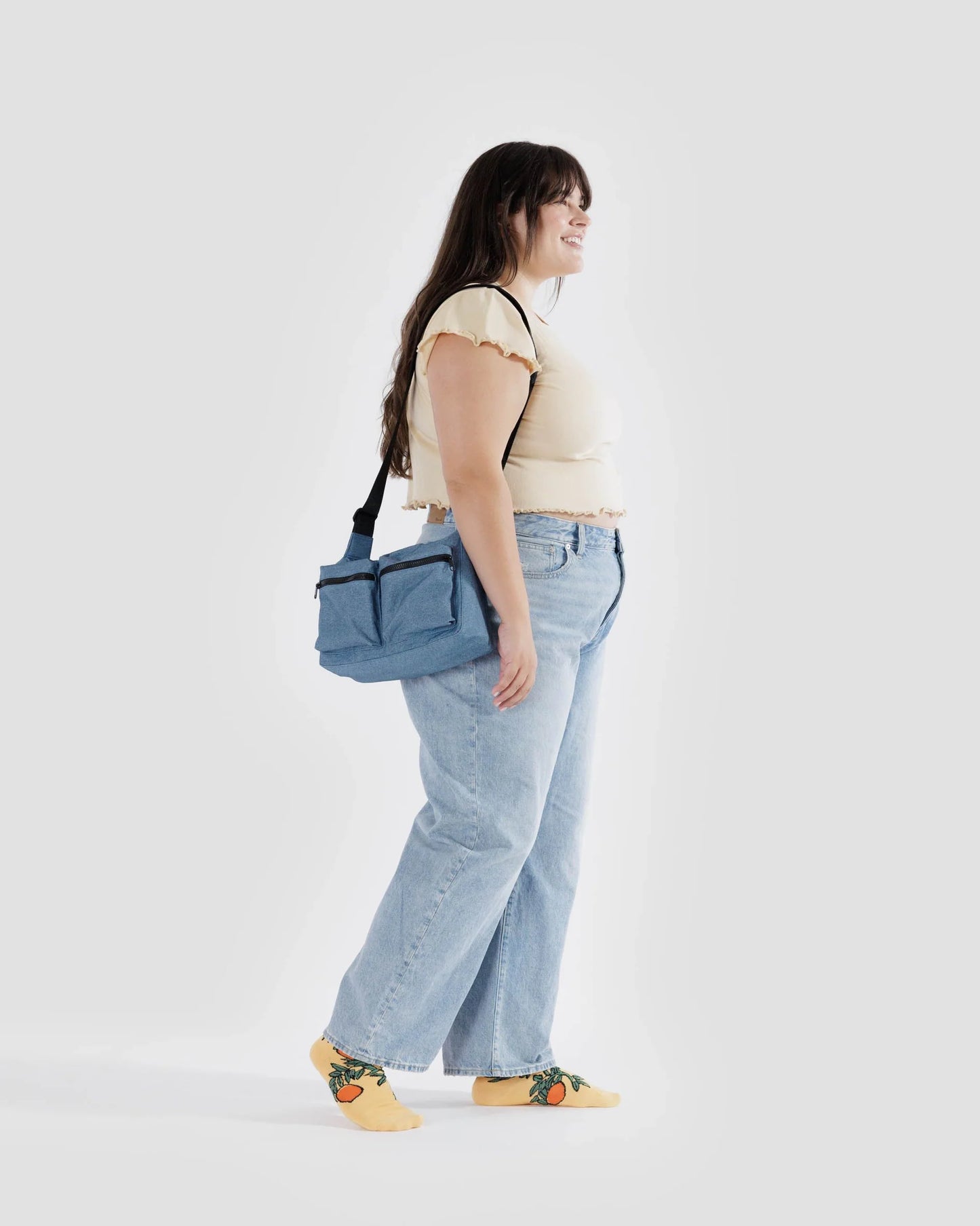 Baggu | Medium Crossbody - Digital Denim