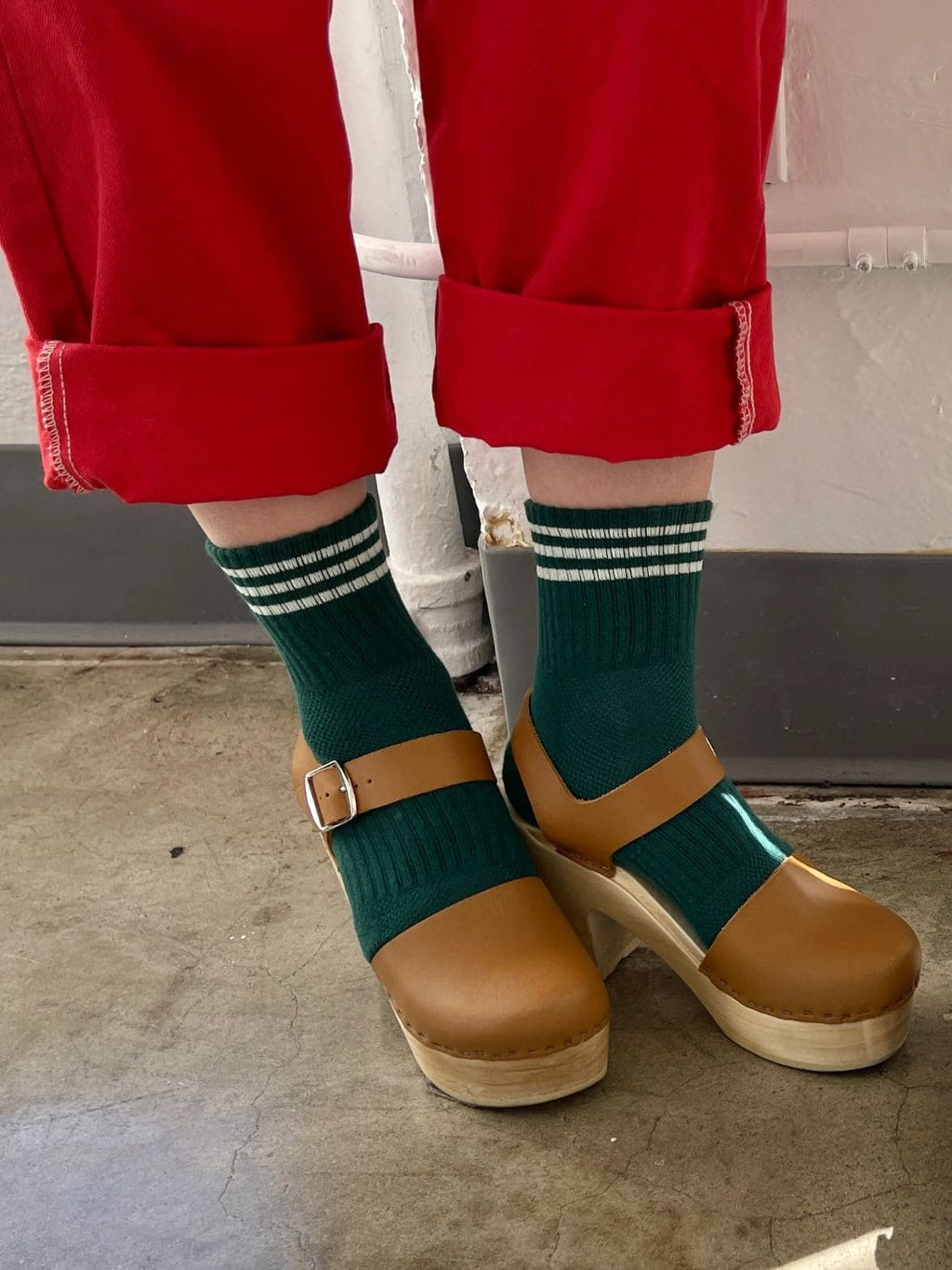 Le Bon Shoppe | Girlfriend Socks - Hunter Green