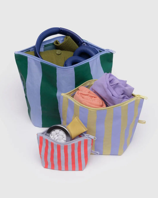 Baggu | Go Pouch Set - Painted Stripe
