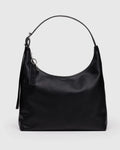 Baggu | Recycled Leather Shoulder Bag - Black