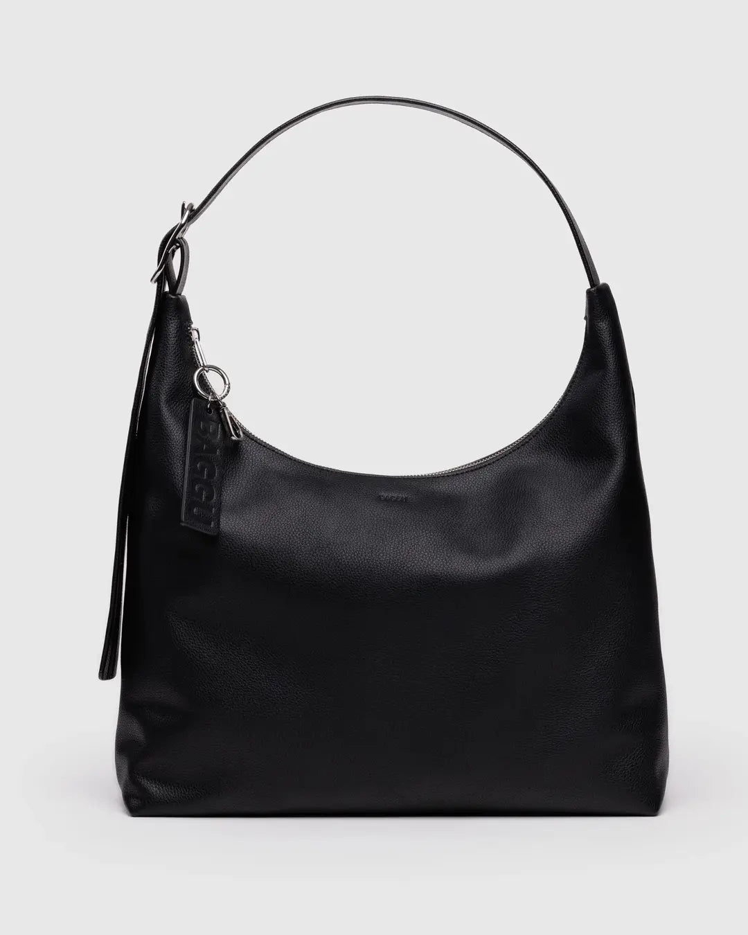 Baggu | Recycled Leather Shoulder Bag - Black