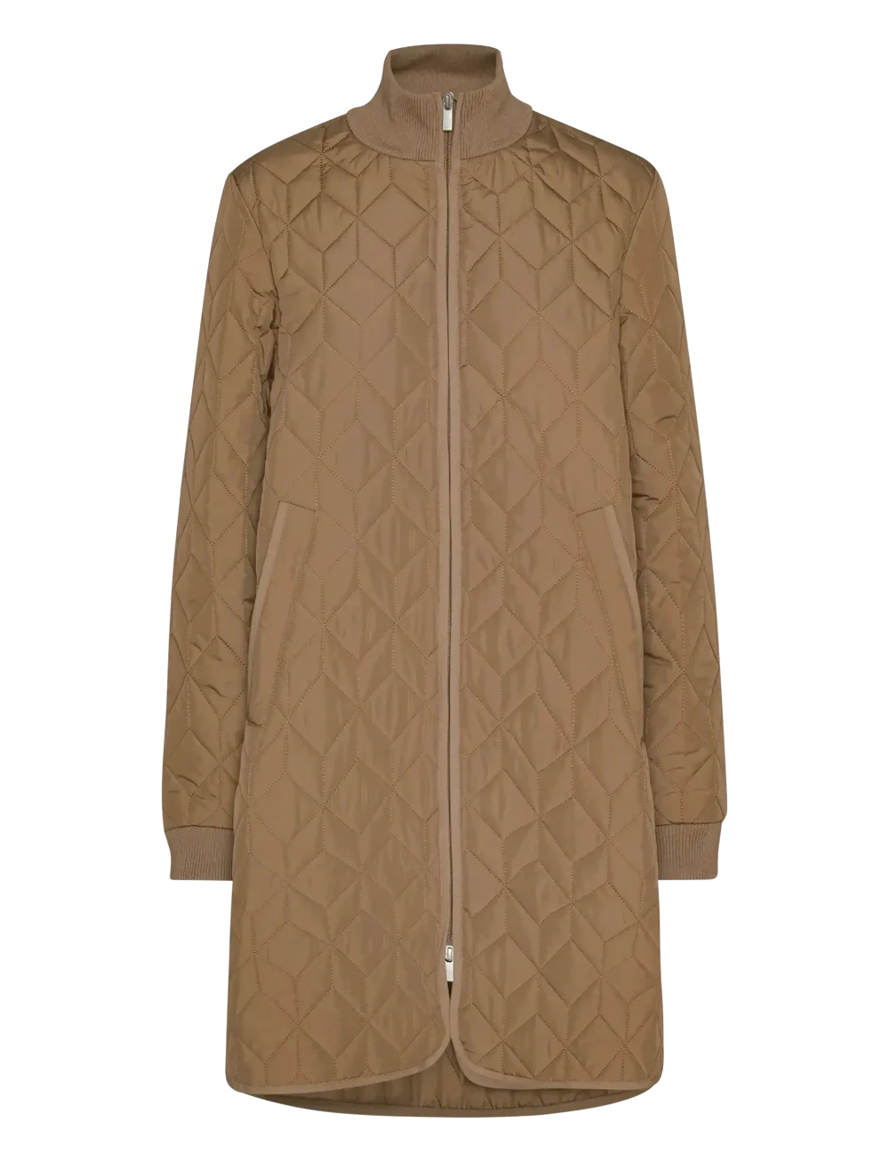 Ilse Jacobsen | Padded Quilted Coat - Mocca