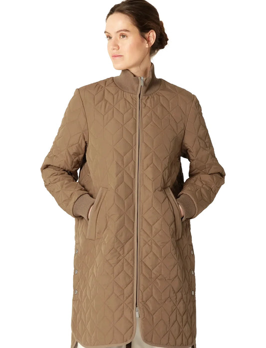 Ilse Jacobsen | Padded Quilted Coat - Mocca