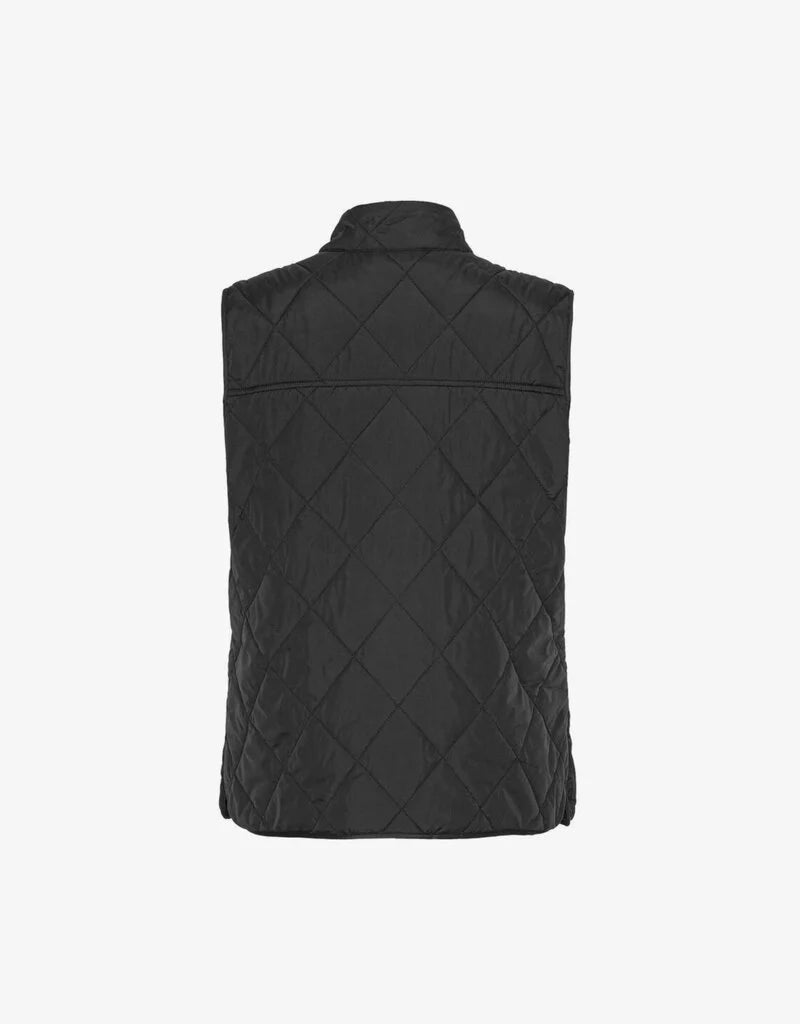 Ilse Jacobsen | Quilted Short Vest - Black