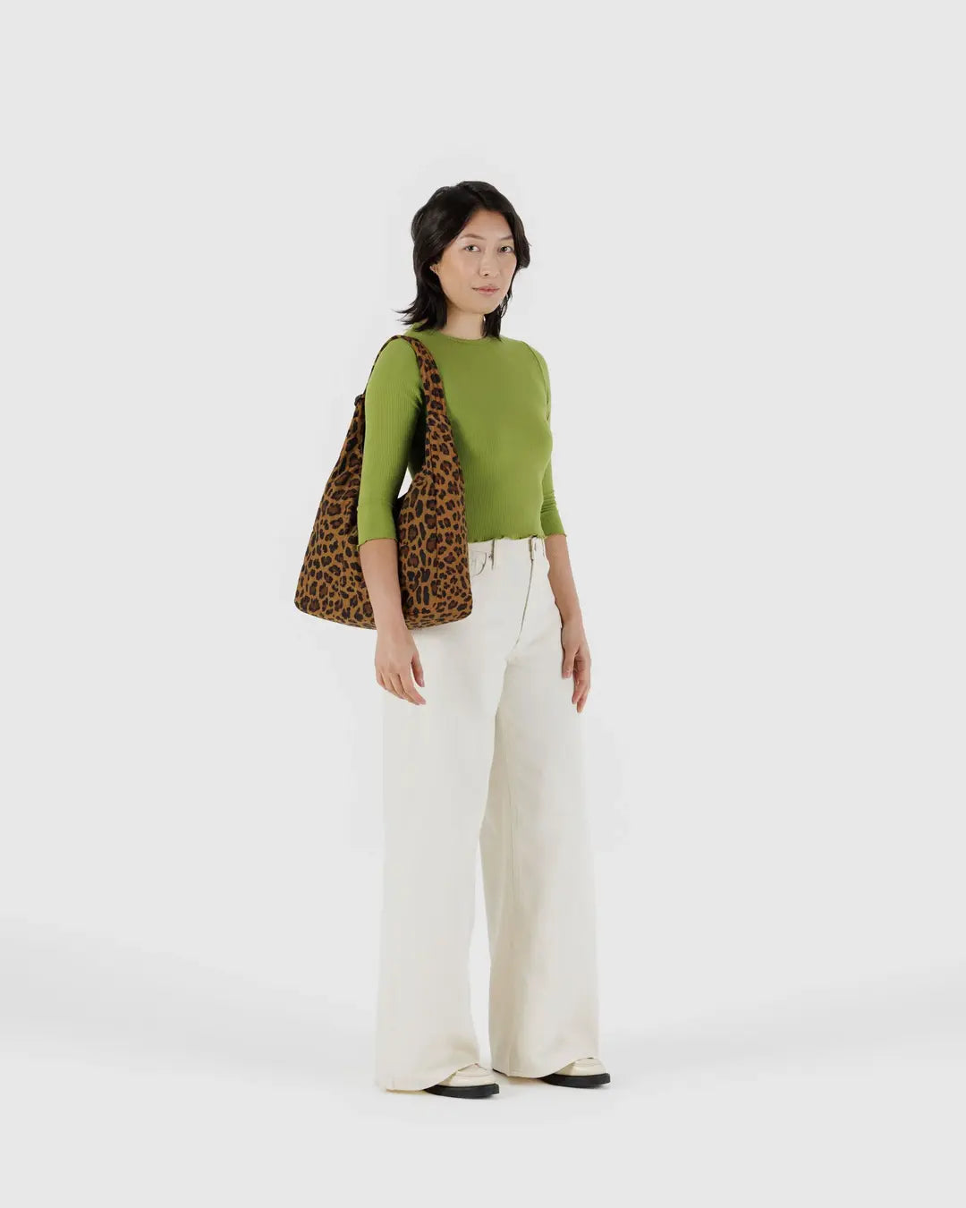 Baggu | Nylon Shoulder Bag - Leopard