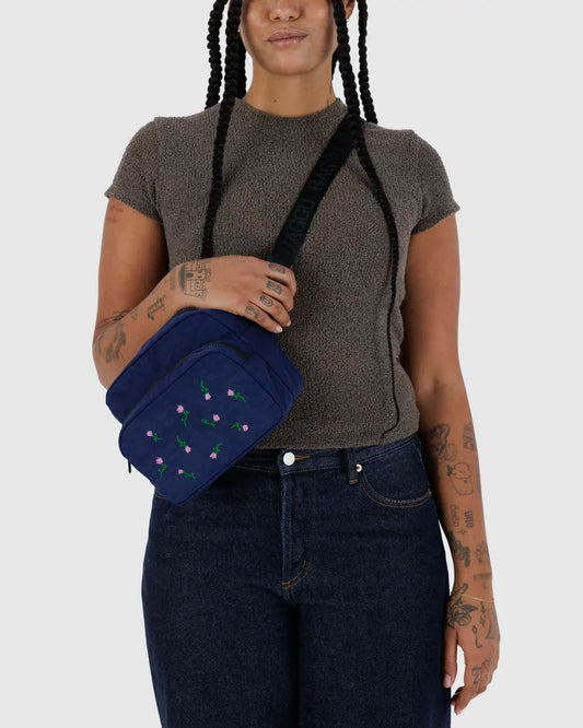 Baggu | Fanny Pack - Embroidered Wildflower
