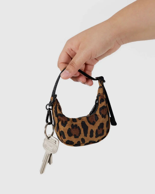 Baggu | Crescent Bag Charm - Leopard