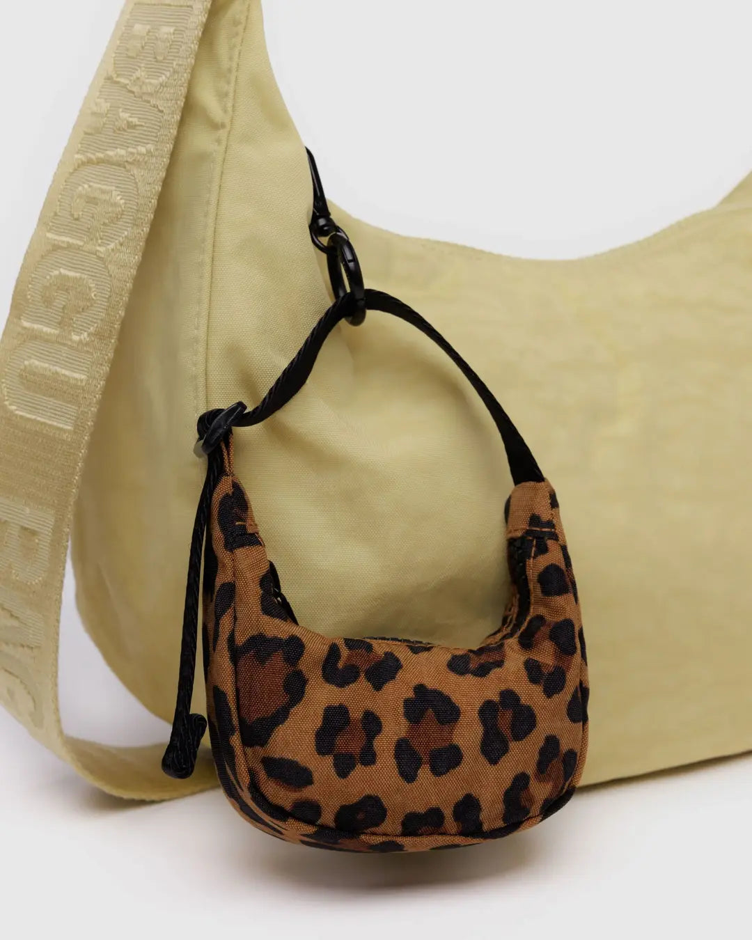 Baggu | Crescent Bag Charm - Leopard