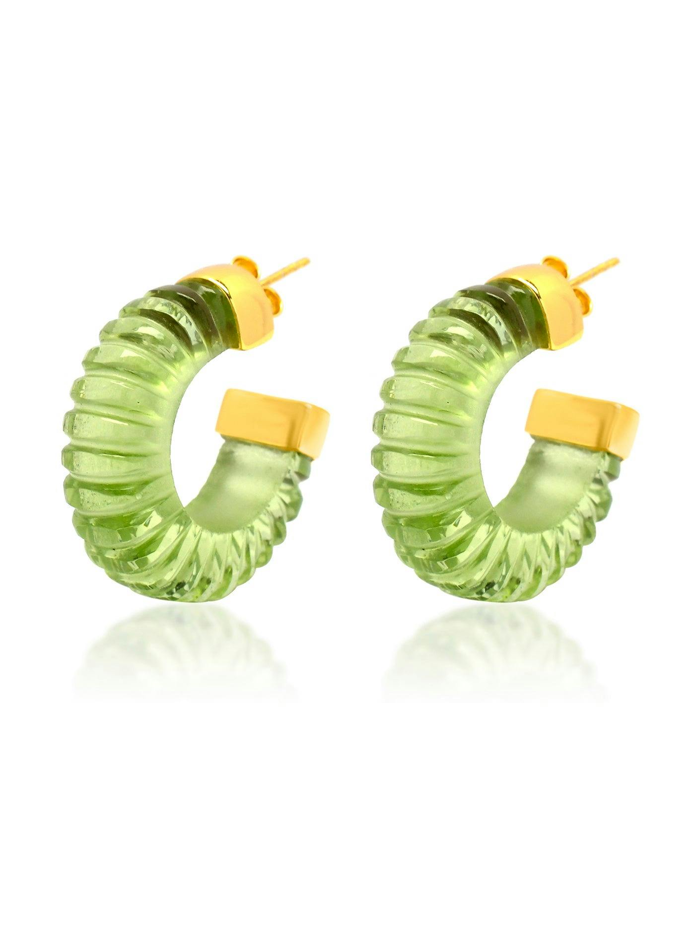 Shyla London | Esme Earrings - Soft Green